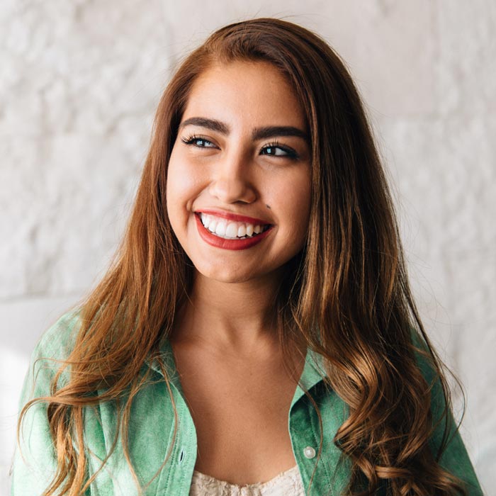 smiling young woman