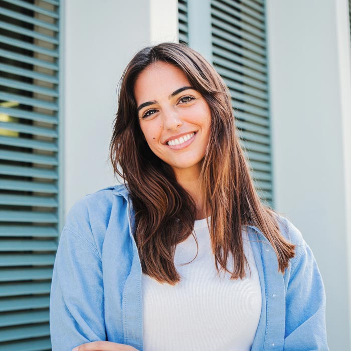 smiling young woman